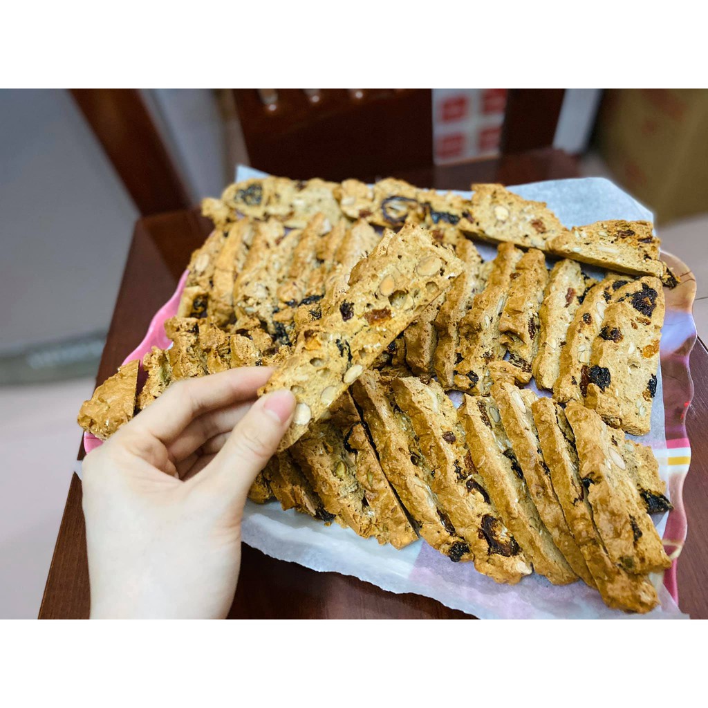 250gr Bánh Biscotti ăn kiêng giảm cân 3 vị tự chọn - Shop Mẹ Minh | BigBuy360 - bigbuy360.vn