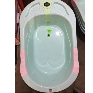 (Free ship) Chậu tắm có nhiệt kế đo nhiệt độ nước tắm