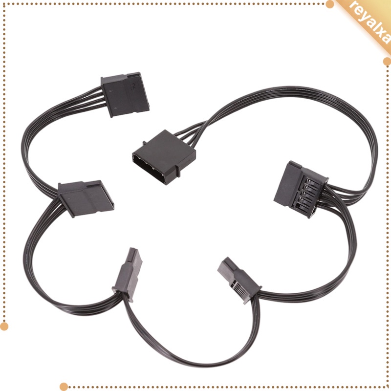 Dây Cáp Chia Nguồn 4 Pin SATA HDD SSD SATA 1 Sang 5