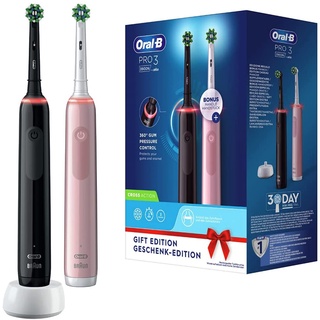 Bàn chải điện Oral-B Pro 3 3900 Set 2 máy Made in Germany