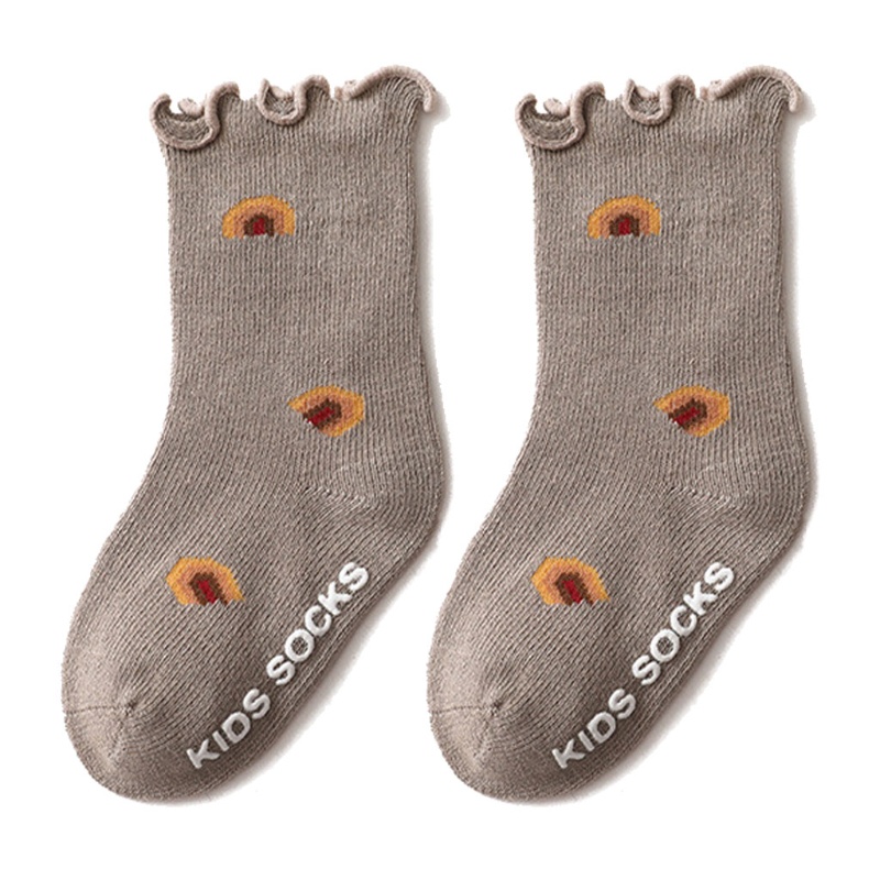 Vớ Cotton Mềm Chống Trượt In Họa Tiết Hoa Cho Bé Gái 0-5 Tuổi