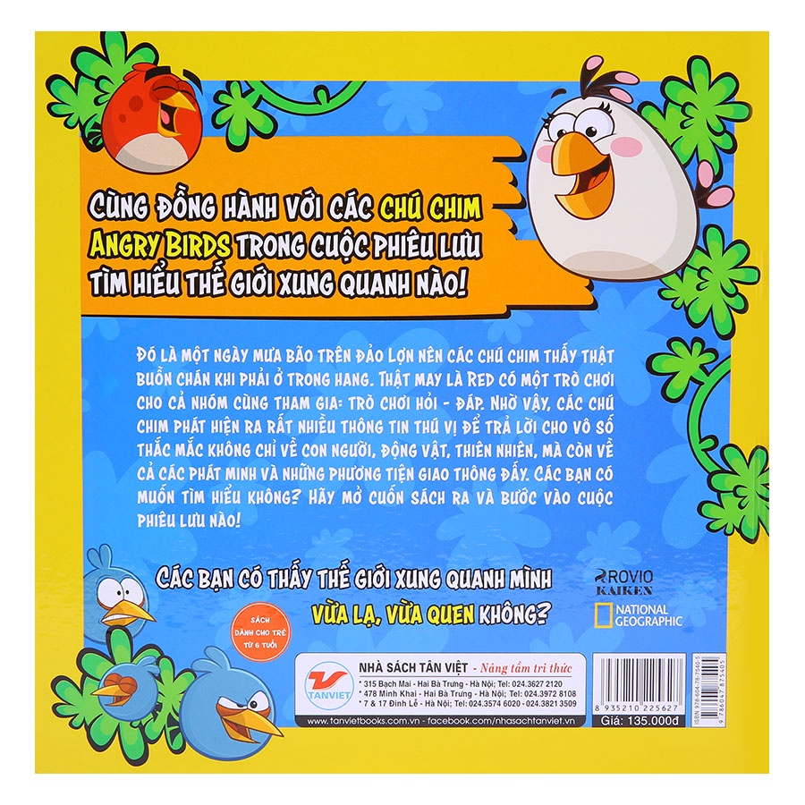 Sách - Angry Birds - Bách Khoa Thư Về Thế Giới Xung Quanh