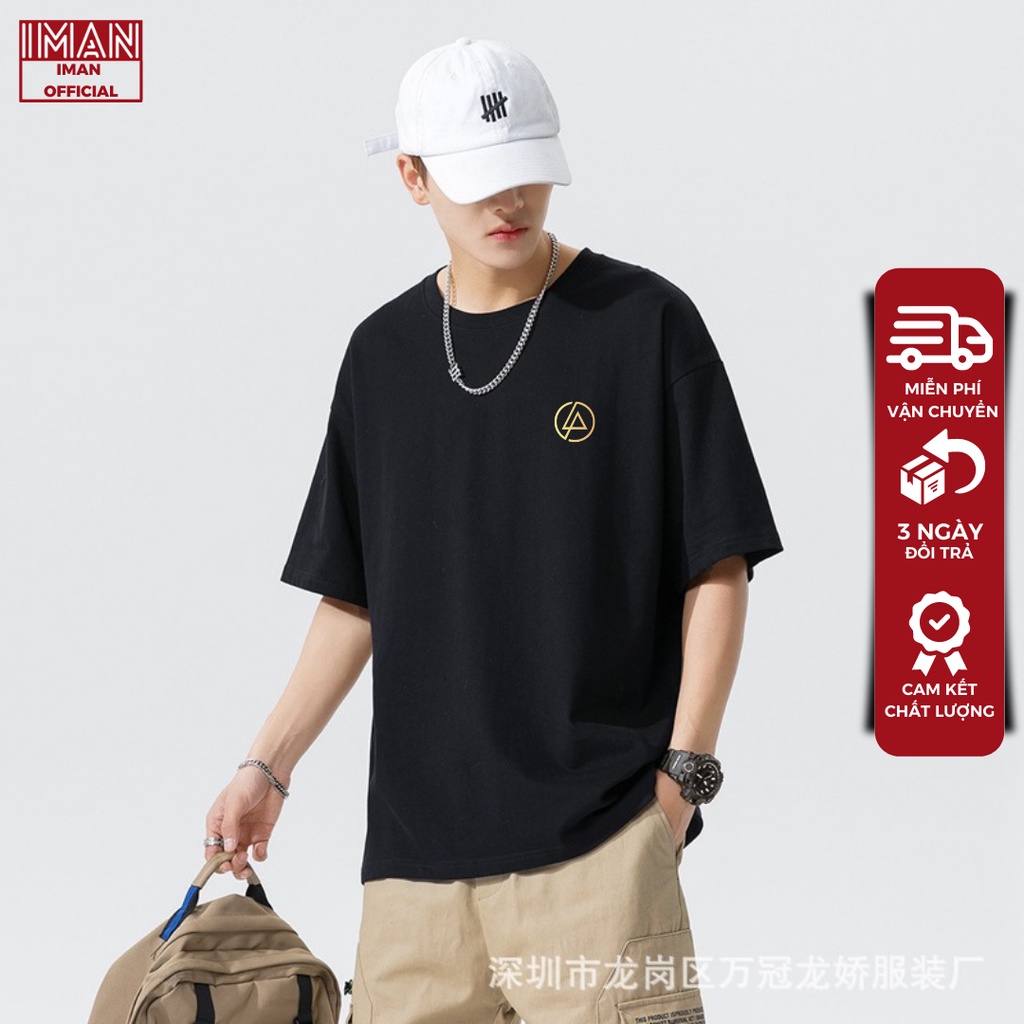 Áo thun Phông Unisex IMAN phiên bản Premium Cao Cấp Chất Liệu 100% Cotton, Áo Phông tay lỡ form rộng IMAN - TG