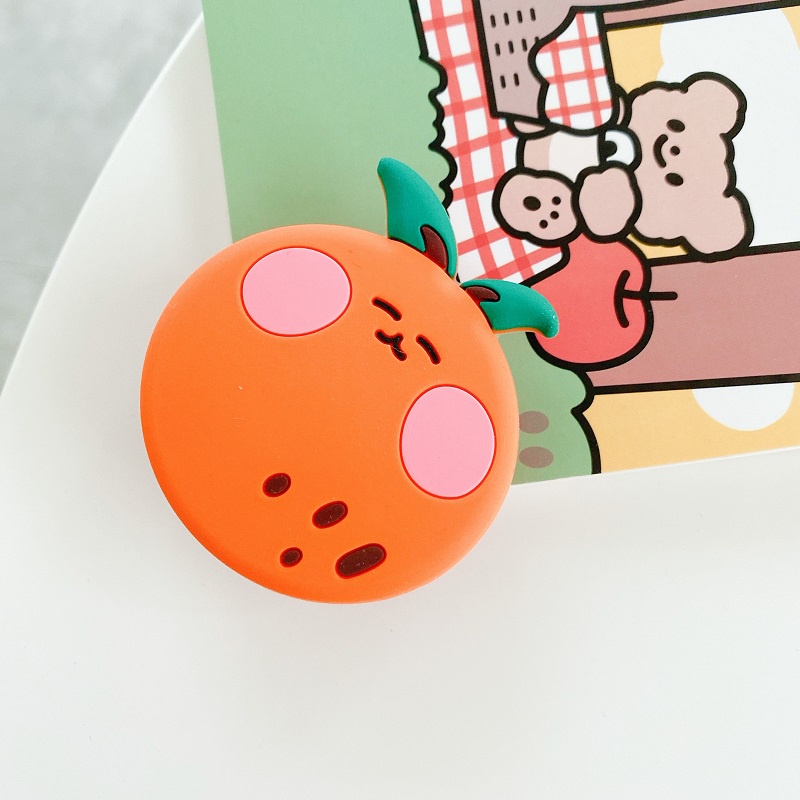 Giá Đỡ Điện Thoại Bằng Silica Gel Hình Dưa Hấu Có Thể Gập Lại Tiện Dụng