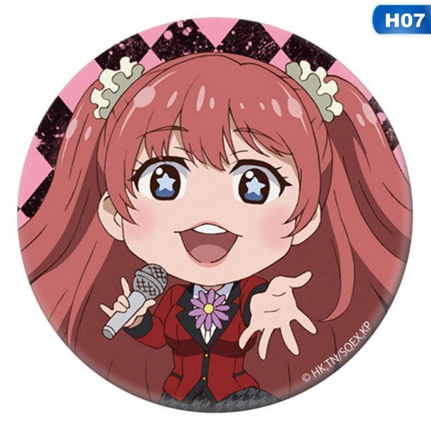 Huy hiệu in hình KAKEGURUI HỌC VIỆN ĐỎ ĐEN phụ kiện cài áo túi anime chibi xinh xắn dễ thương