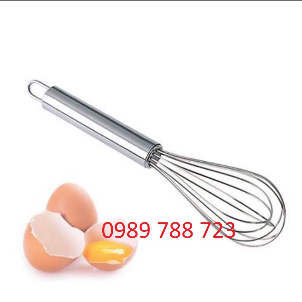 Phới Lồng Đánh Trứng Cầm Tay Inox 25cm/30cm/40cm Đánh trứng, đánh kem, đánh bột, quấy trà sữa