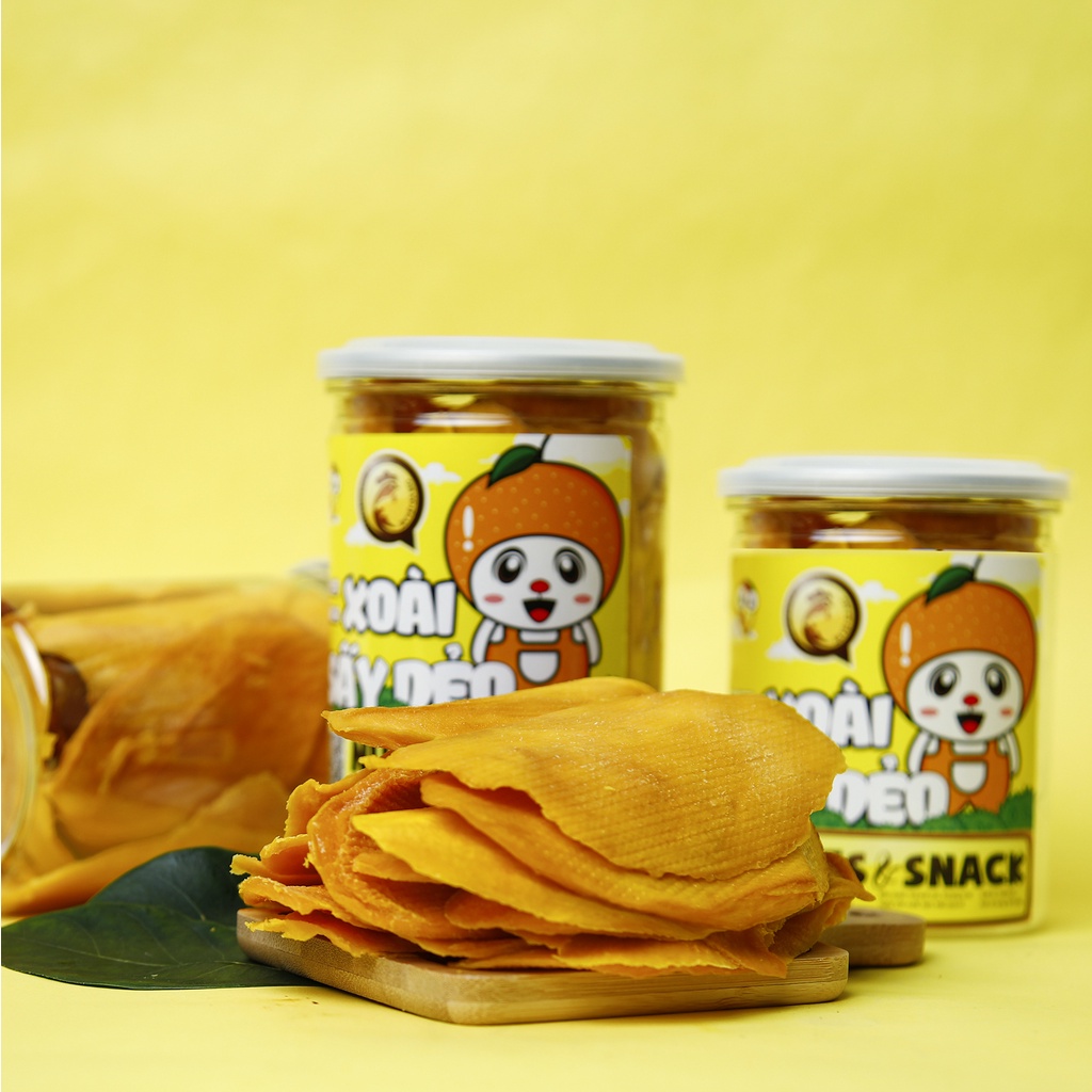 Xoài Sấy Dẻo Nguyên Miếng Hủ 300G - GÀ BEO FOOD