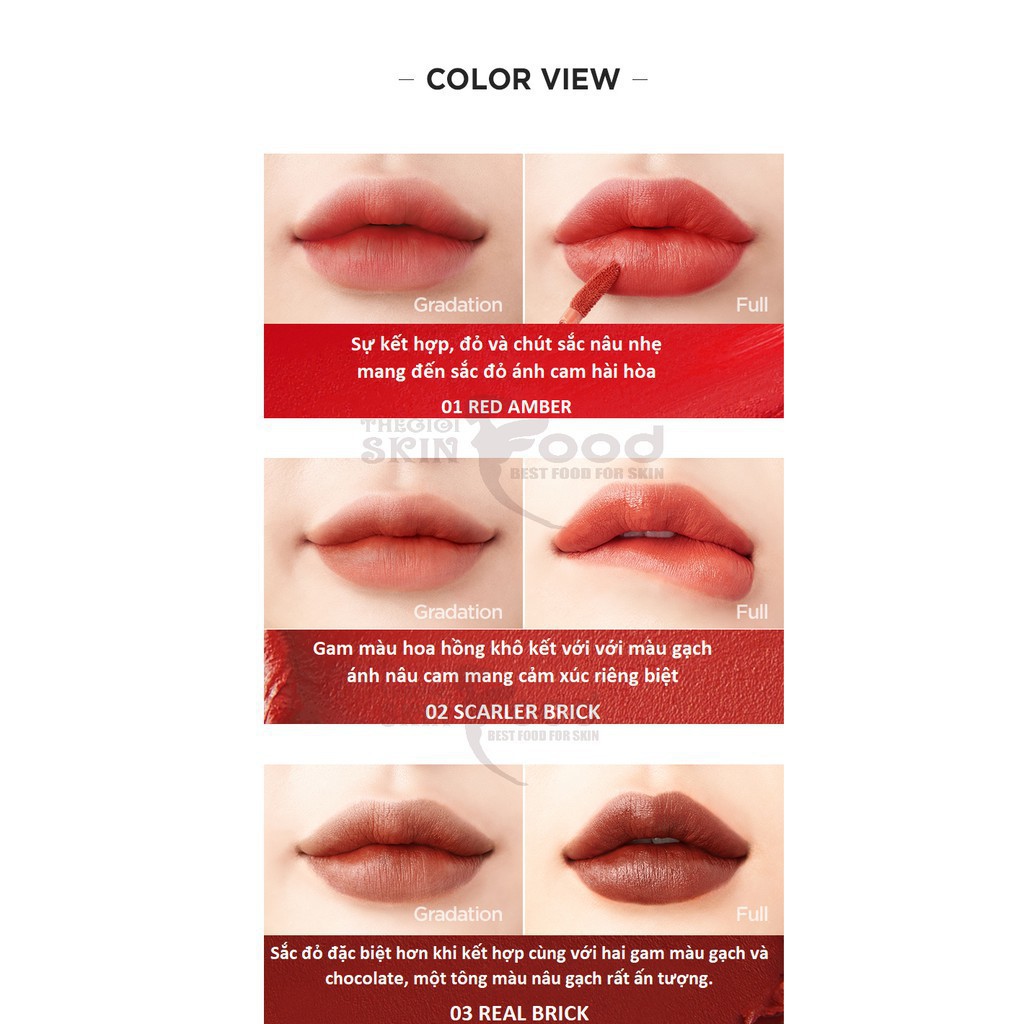FREESHIP] Son Kem Lì, Siêu Mịn Mượt, Lên Màu Chuẩn G9Skin First V-Fit Velvet Tint 3.5g | BigBuy360 - bigbuy360.vn