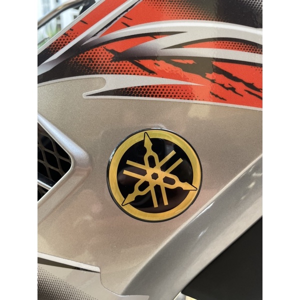 tem yamaha logo vàng limentic dán exciter