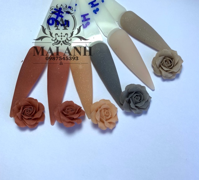 Bột Mỹ - Bột 5in1 - Bột làm Nail - Bột đắp móng - Bột làm hoa - Bột Nail - Bột nhúng (Nt để chọn màu - Sỉ Sll)
