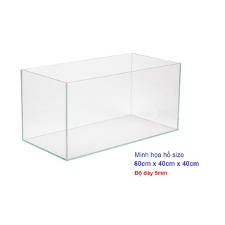 60x40x40cm 5mm Combo 5 tấm nhựa mica cứng trong suốt cắt sẵn làm hồ cá, chuồng hamster, hộp trưng bày... - Luân Air