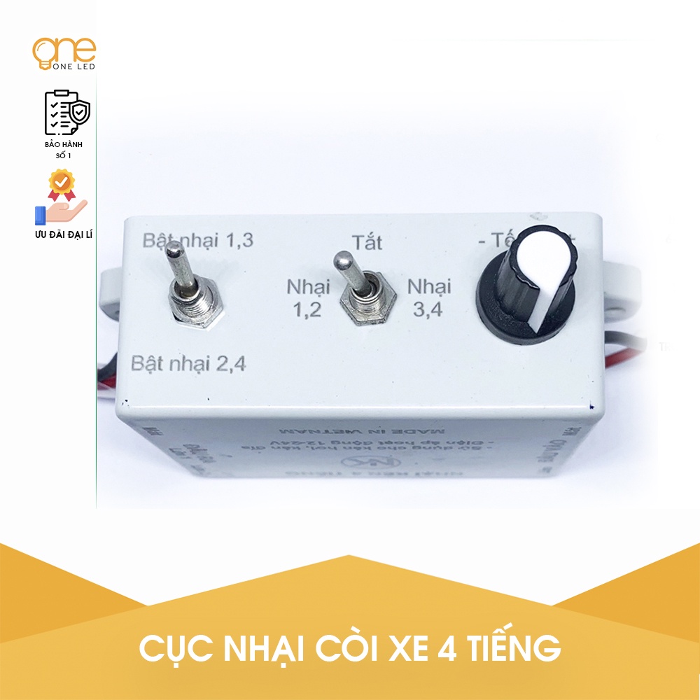 Cục Nhại Còi ô tô, Xe Máy, Xe Máy Điện Lắp Đặt Dễ Dàng