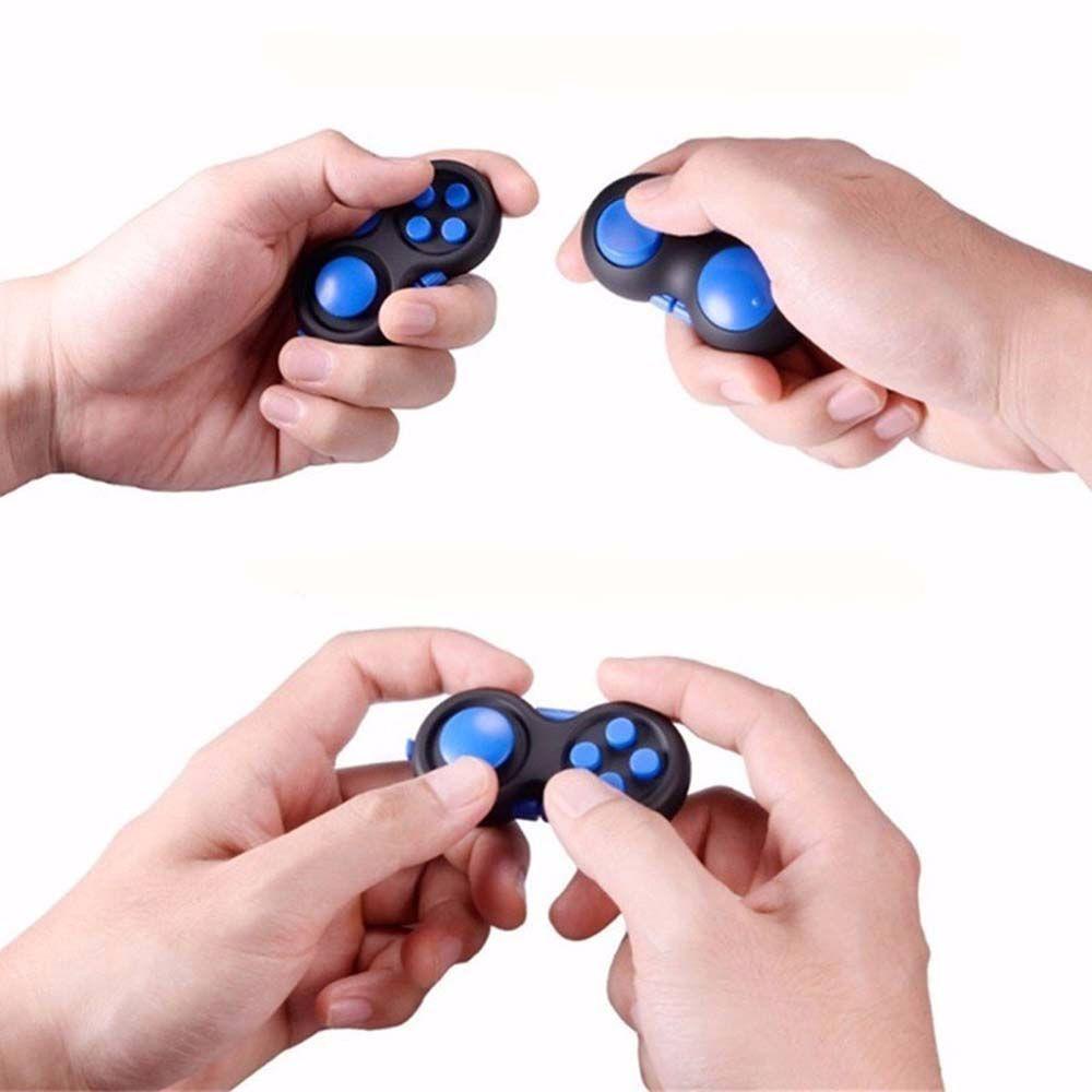 LILYES Controller Gamepad Decompression Toy Hands Anxiety The Stress Relieve Figet Toys Children Adults Toy Handle Fidget Pad Gamepad Toy Relaxing The Tight Fingers Keychain Fidget Toy Reduce Anxiety Gamepad Is Used To Relieve/Multicolor
