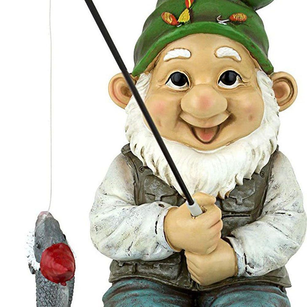 Đồ trang trí Gnome Câu Cá Bằng Nhựa Resin Trang Trí Trong Và Ngoài Nhà