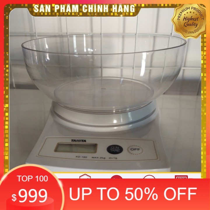 [CÂN LÀM BÁNH TANITA- NHẬT BẢN] CÂN ĐIỆN TỬ NHÀ BẾP KD160 2KG - BH 1 NĂM - CÓ SẮN GIAO NGAY