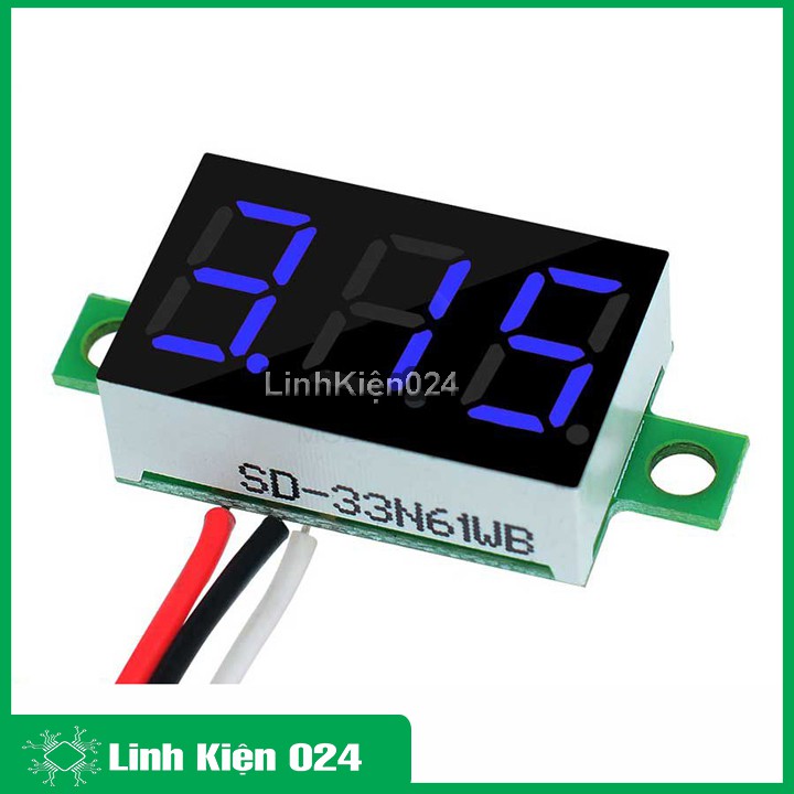 Vôn Kế Điện Tử 0.36 Inch 4.5V-30VDC