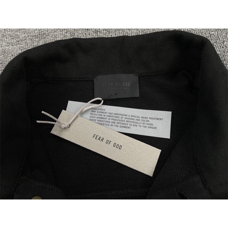 ⚡️⚡️ Áo khoác FEAR OF GOD 7TH / Fear of God Fleece Trucker Jacket 7TH- Áo Bò Fear Of God