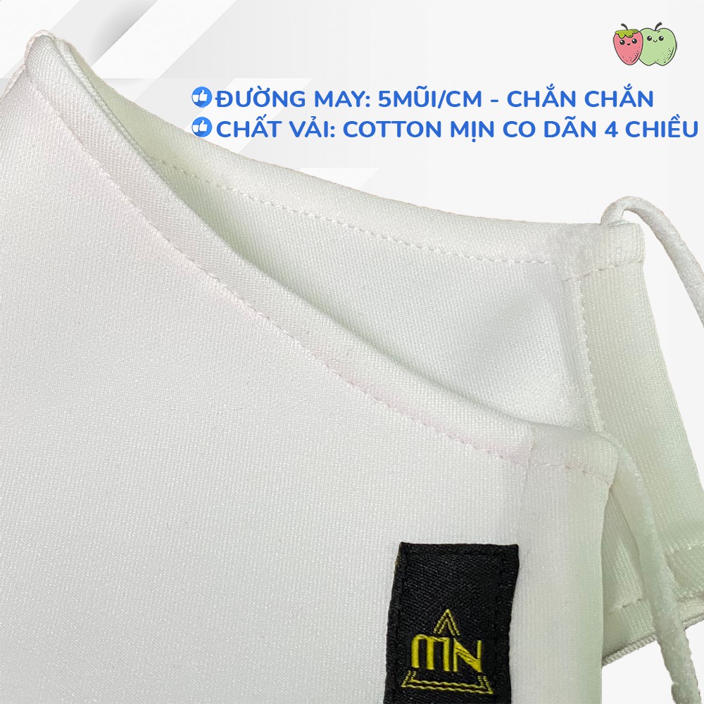 Khẩu trang vải kháng khuẩn DT Style - Set 3 chọn màu - ngăn bụi, chống nắng, màu đen, trơn, thời trang, hoạ tiết gym | BigBuy360 - bigbuy360.vn
