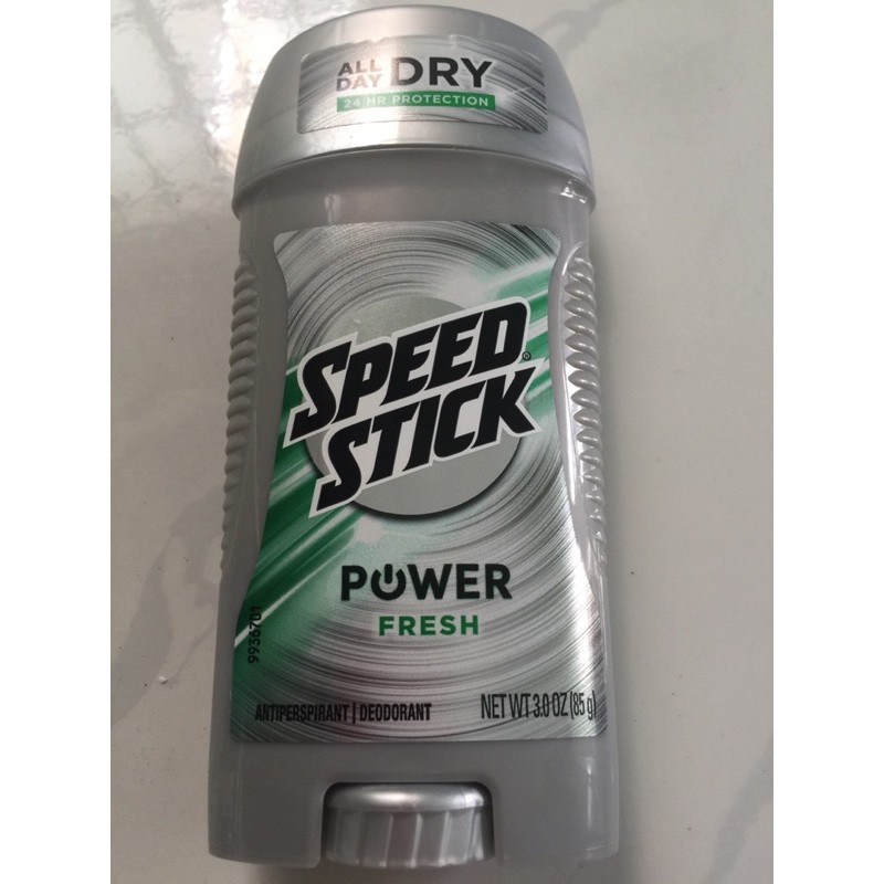 Speed Stick là nhãn hiệu chuyên về sản phẩm lăn khử mùi dành cho cả nam  Trọng lượng : 85g