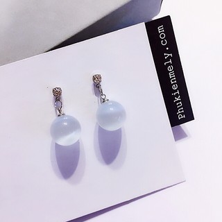MELY - BÔNG TAI HẠT CHÂU TRẮNG 370