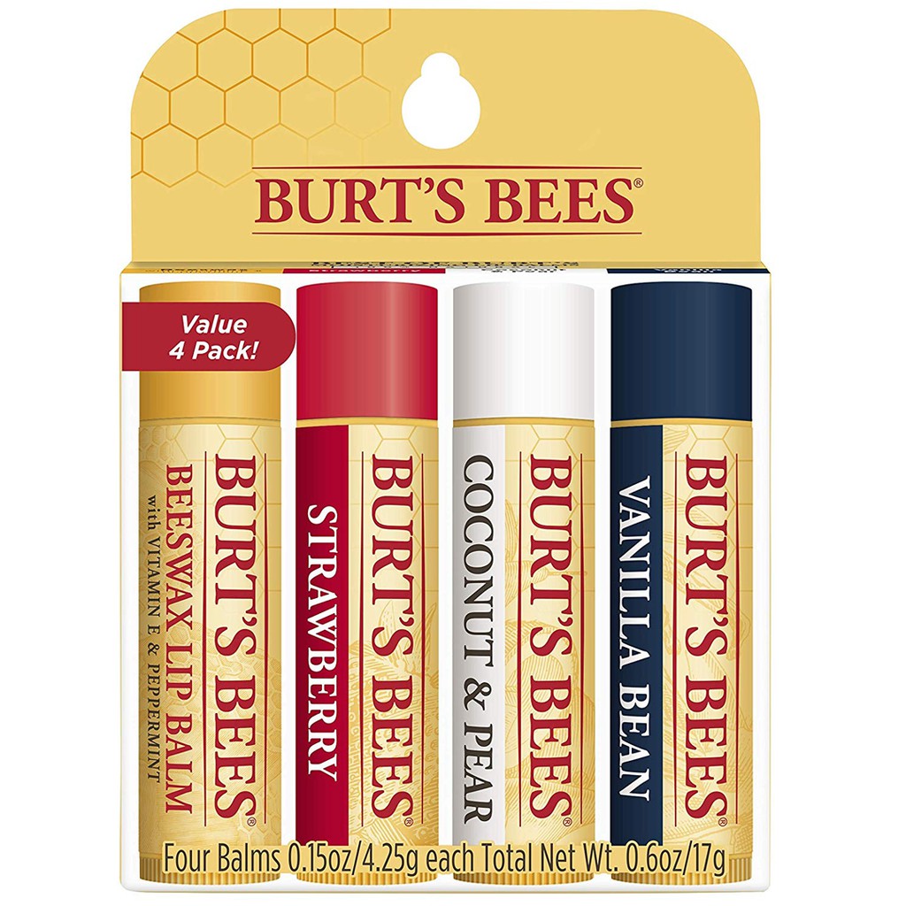 [TOP 1 UY TÍN] Son Dưỡng Burt's Bees 100% Natural Moisturizing Lip Balm