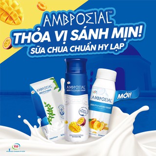 COMBO 4 HỘP SỮA CHUA AMBPOSIAL HY LẠP 4 VỊ TẶNG 5 HƯỚNG DƯƠNG CHACHA