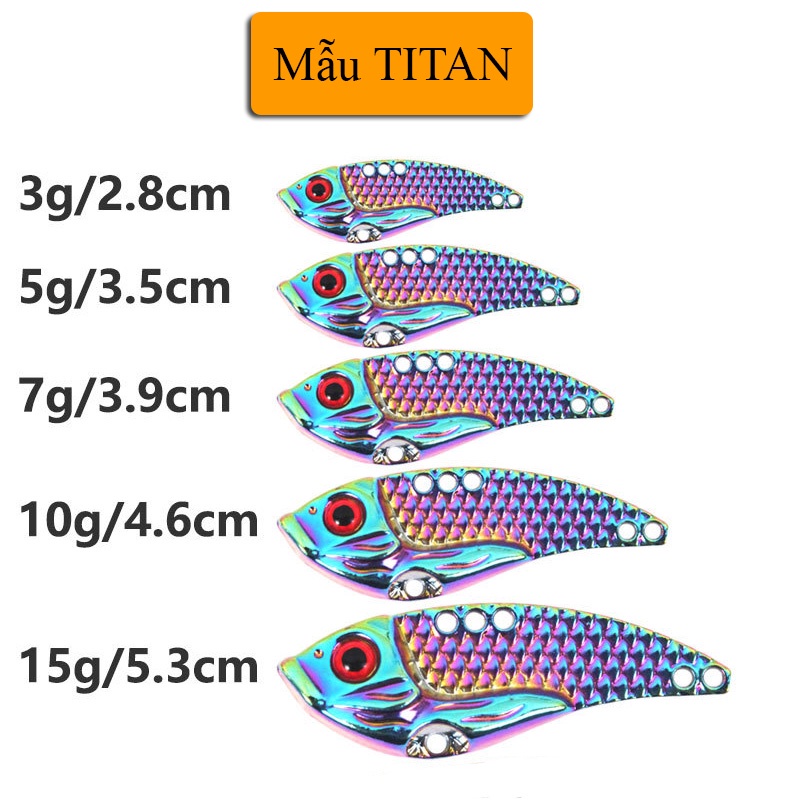 Mồi Cá Sắt VIB - Mồi Câu Lure - Chuyên Gia Cào Đáy - KK06