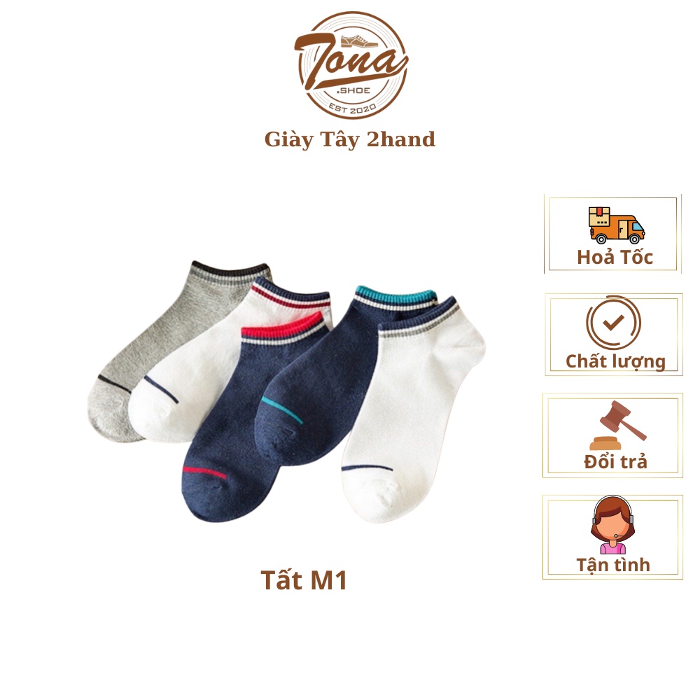 Vớ Cổ Ngắn Unisex Cotton Co Giãn Hút Mồ Hôi, Hoạ Tiết Xinh Xắn Phù Hợp Với Mọi Loại Giày