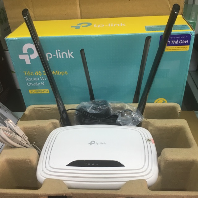 Bộ phát sóng Wifi TP-Link TL-WR841N - Hàng chính hãng bảo hành 24 tháng