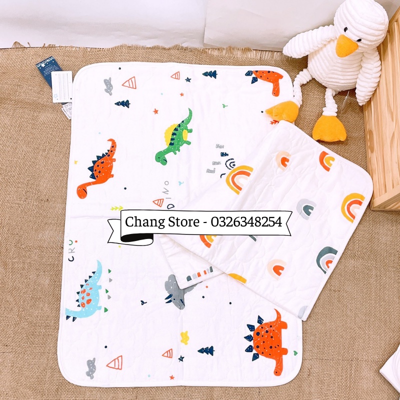 Lót Chống Thấm Sợi Tre Cho Bé Muslin Tree 50* 70cm