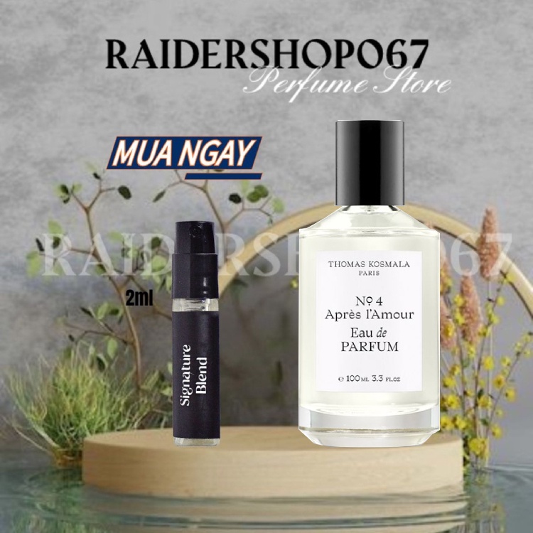 Nước Hoa Thomas kosmala No4 10ml/20ml