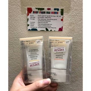 Kem nền Muji CC Cream tuýp mềm da thường khô sale 30%