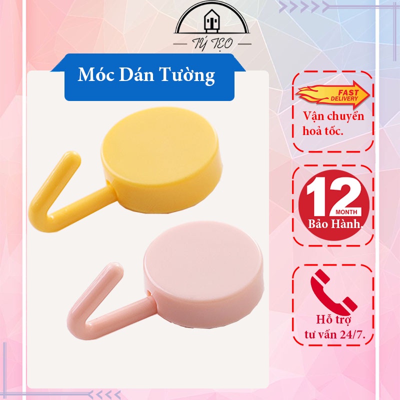 Móc Treo Dán Tường Chịu Lực Siêu Dính Đa Năng- MT069, Gia Dụng Tý Tẹo