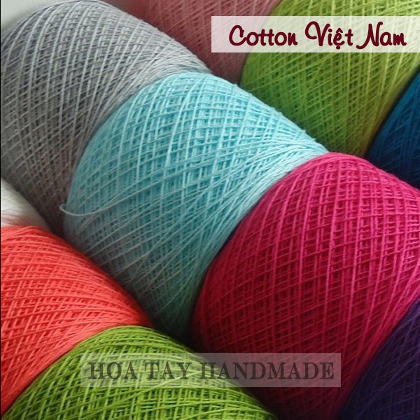 Sợi cotton Việt Nam bảng màu từ 30 đến 71