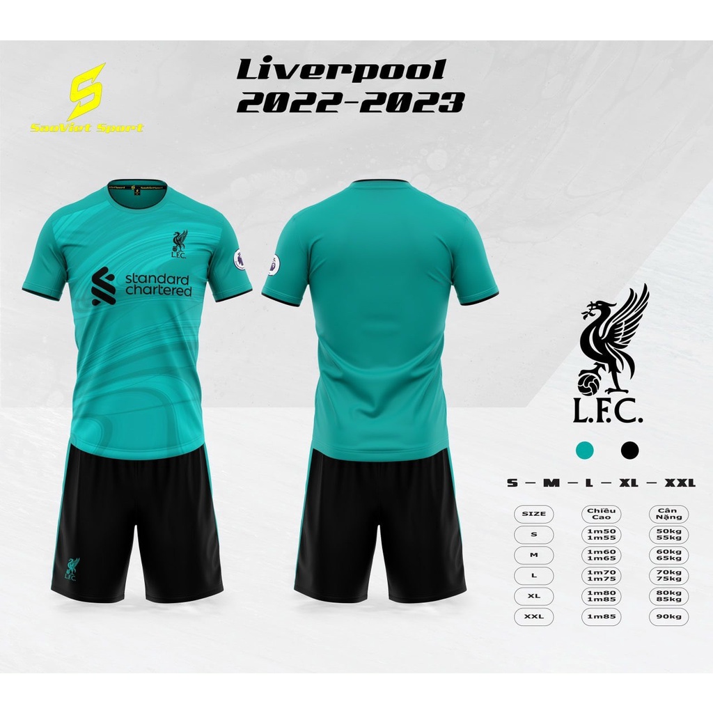 Áo Bóng Đá CLB Liverpool , Áo Đá Banh Liverpool 2021 -2022, Đủ Mẫu Mới Nhất, Thụn Lạnh cao Cấp, Hàng VN Sản xuất