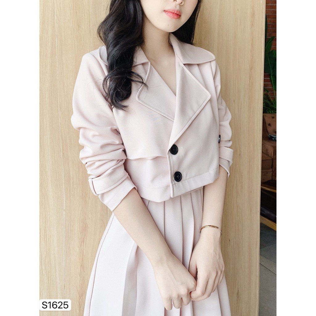 [Mã WAUP12 hoàn 15% xu đơn 150k] SET VEST BE VÁY 2 DÂY DẬP LI S1625- Đẹp Shop DV (Kèm ảnh thật trải sàn do shop tự chụp) | BigBuy360 - bigbuy360.vn