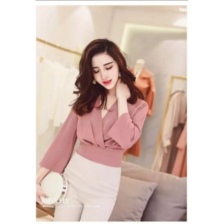 ÁO CROP-TOP BÓ EO KÈM HÌNH THẬT
