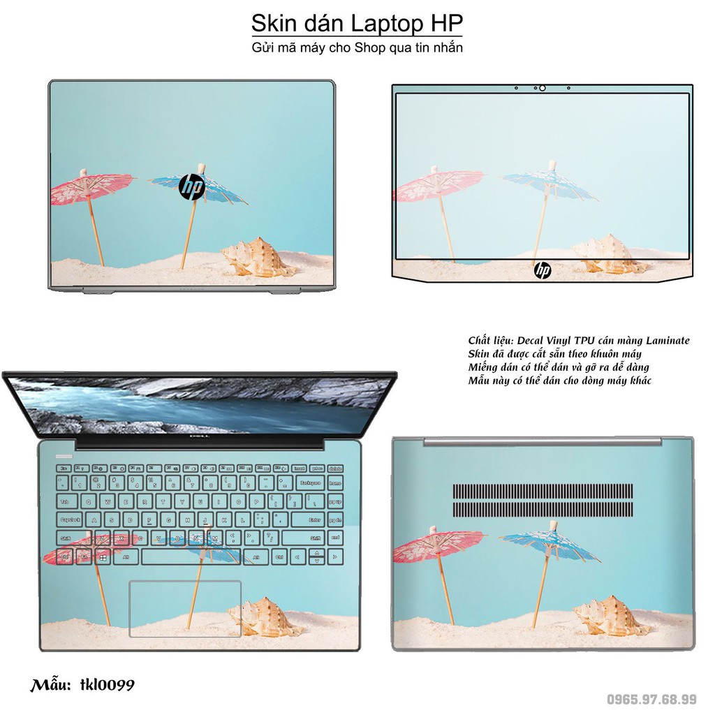 Skin dán Laptop HP in hình thiết kế _nhiều mẫu 2 (inbox mã máy cho Shop)