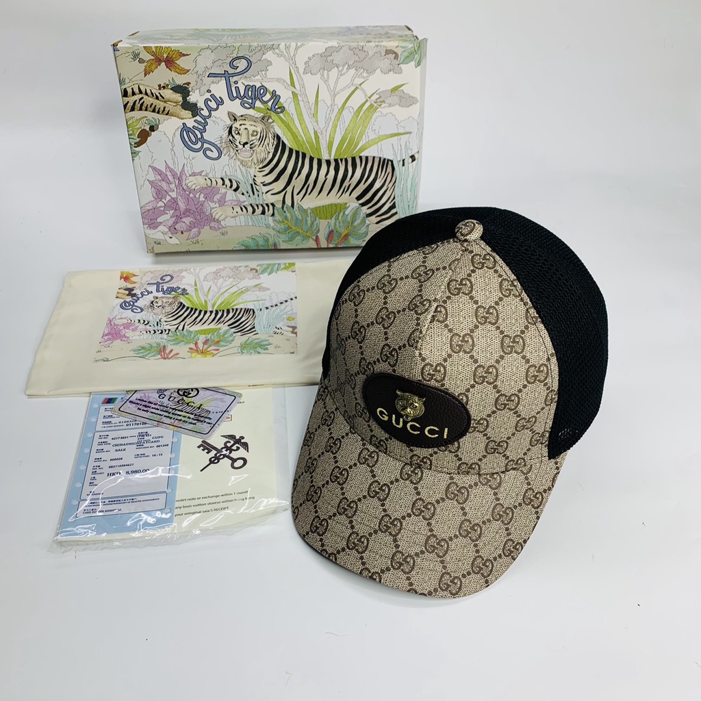 Nón kết Gc , Mũ lưỡi trai Hổ sắt quai tăng giảm da vàng cực chất