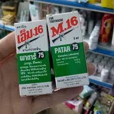01 chai Dầu Giảm Đau Răng Patar 75 M.16 3ml Thailan