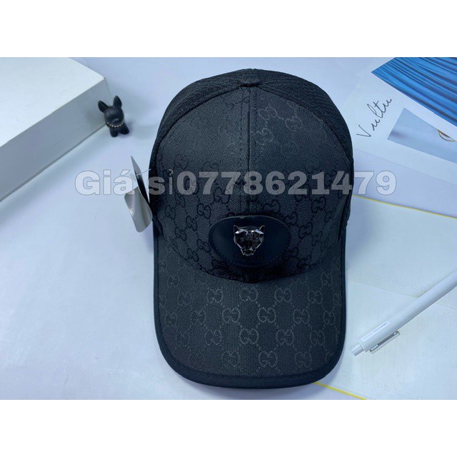 Nón kết lưỡi trai phối lưới mạc da sói đen thời trang - Mũ kết thể thao nam nữ ( hình thật 100% )