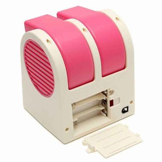 QUẠT ĐÁ HƠI NƯỚC MINI 2 CỬA