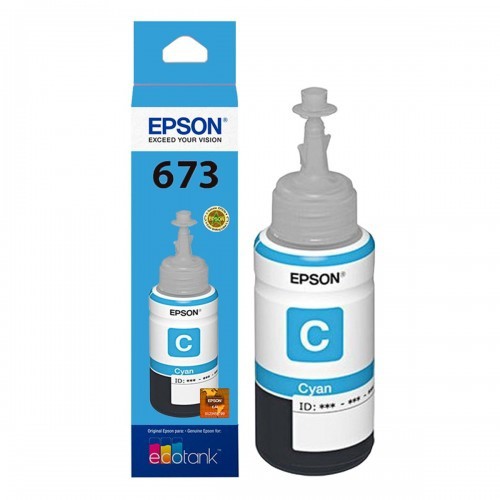 [FREESHIP 99K]_Mực in Epson T673 Cyan Ink Bottle (C13T673200) - Hàng Chính Hãng