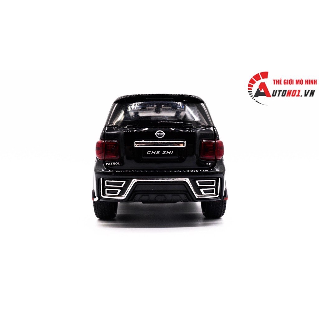 MÔ HÌNH XE NISSAN PATROL BLACK 1:24 CHE ZHI 7840