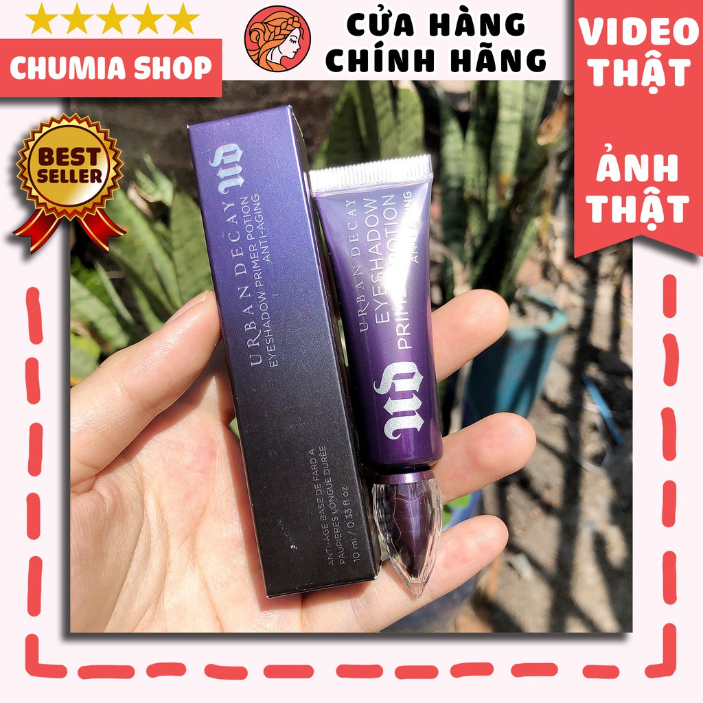 Kem lót mắt URBAN DECAY Anti-Aging Eyeshadow Primer Potion 10ml - chumia