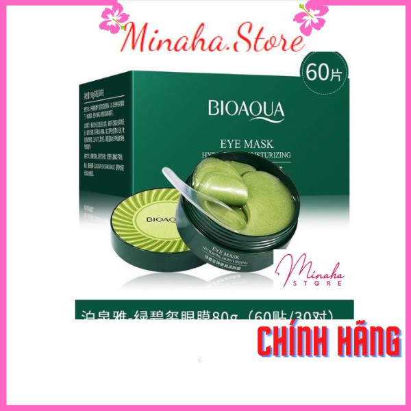 Mặt Nạ Đắp Mắt Tảo Biển Bioaqua Hộp 60 Cặp
