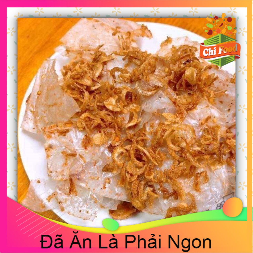 Bánh Tráng Dẻo Muối Nhuyễn Hành Phi Zip 120GR! Bánh Dẻo Mềm Hành Phi Thơm GIòn Số 1 Chi Food