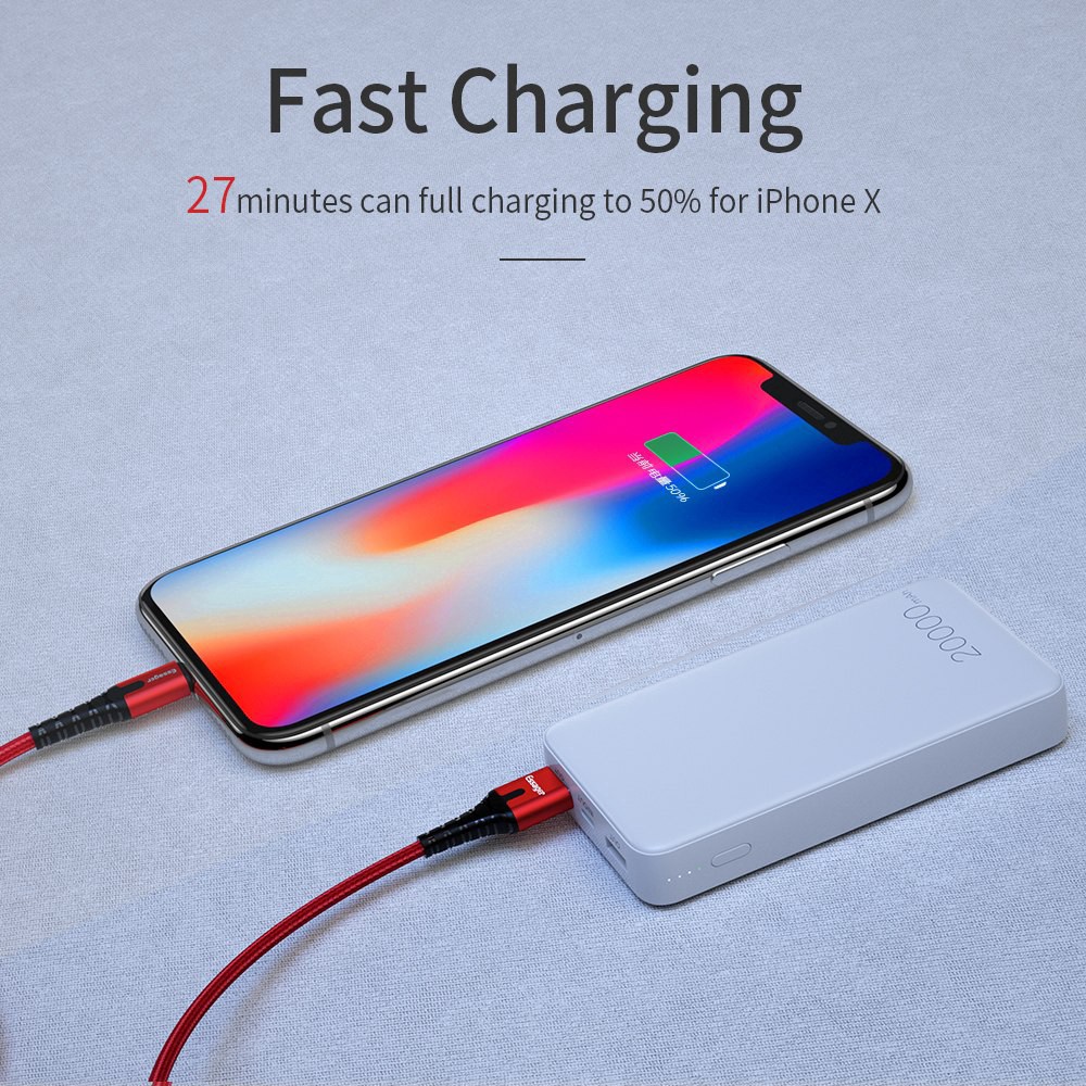 Sạc dự phòng Essager hỗ trợ sạc nhanh cho các thiết bị chạy hệ điều hành Android/iOS 20000mAh