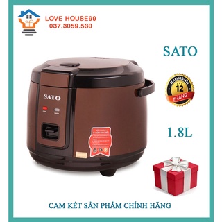 Nồi cơm điện sato 18f052 1.8l bảo hành 12 tháng