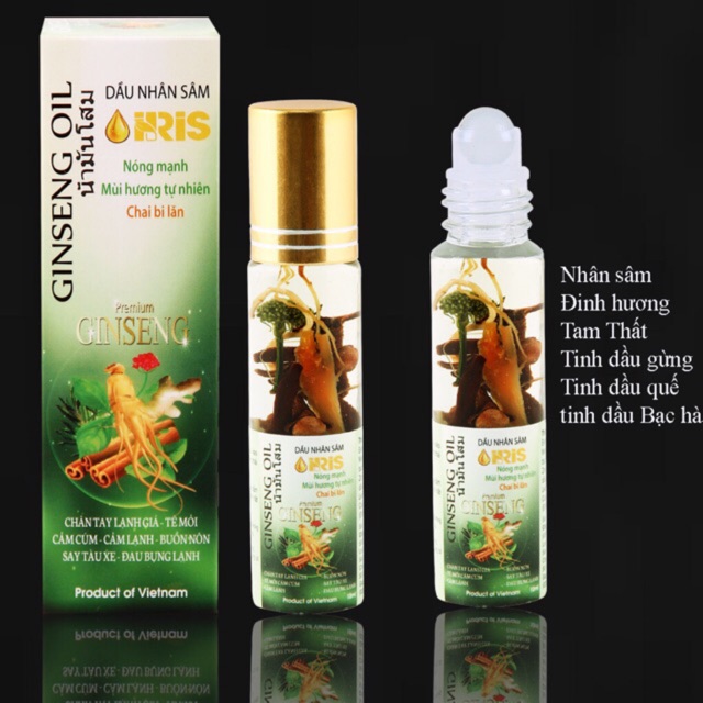 {HOT} Dầu  Sâm  Tam thất IRISIAN